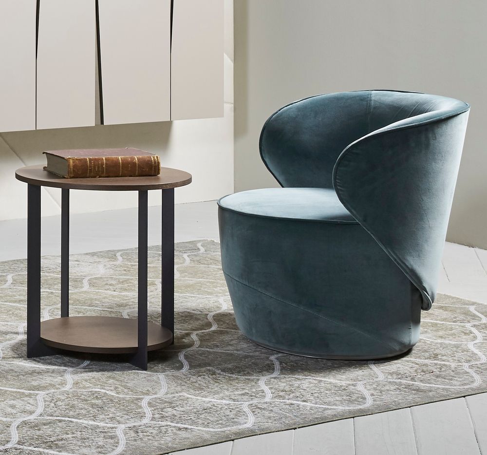Lounge chairs for hospitalities & contracts - GRACE swivel armchair - EMMEBI HOME ITALIAN STYLE