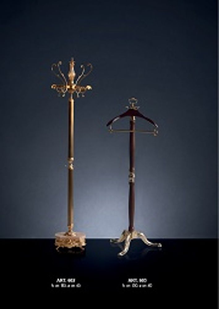 Design objects - art. 601/... hangers in bronze plated - OLYMPUS BRASS