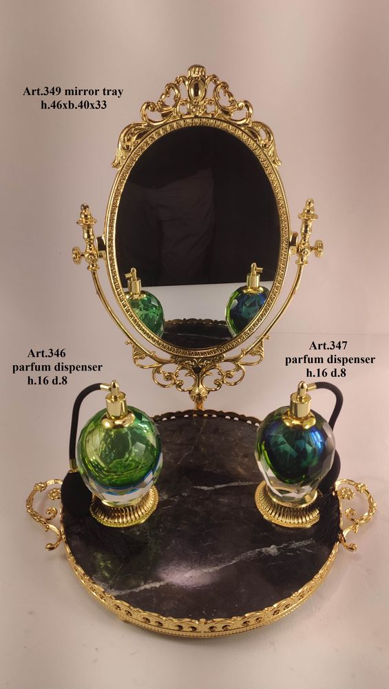 Mirrors - MIRRORS with framed in bronze-plated - OLYMPUS BRASS