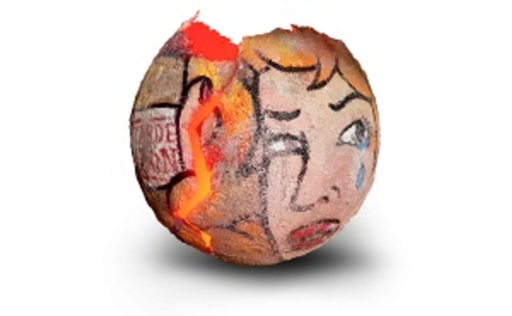 Autres fournitures bureau - oeufs Street Art luminaire - NATALIE SANZACHE
