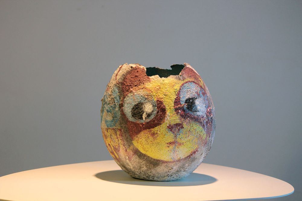 Autres fournitures bureau - oeufs Street Art luminaire - NATALIE SANZACHE