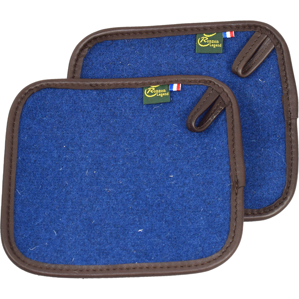 Potholders - Square wool felt potholders - L'ATELIER DES TANNERIES
