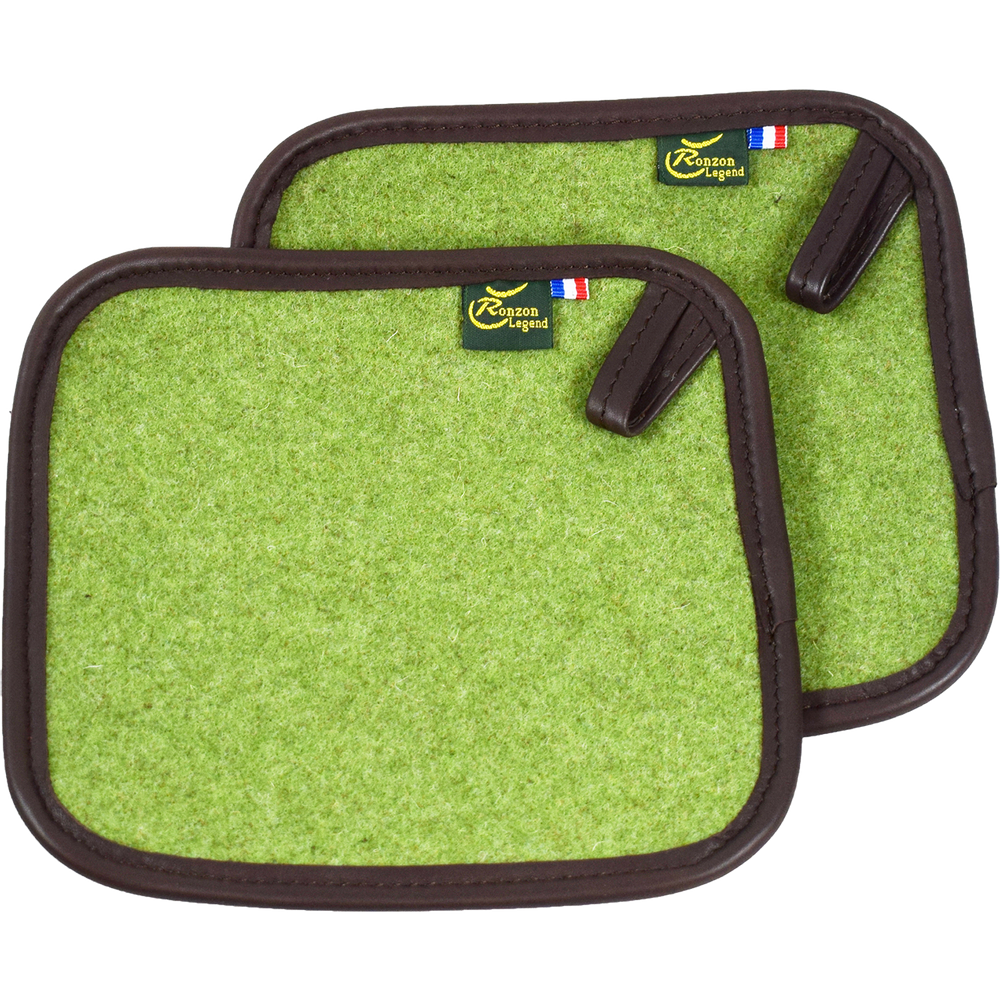 Potholders - Square wool felt potholders - L'ATELIER DES TANNERIES