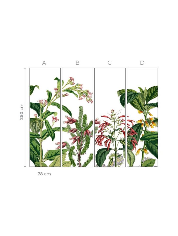 Other wall decoration - Wallpanel Victorian Garden Vert Feuille - PAPERMINT
