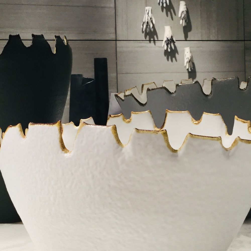 Vases - GUSCI/SHELLS MEDIUM FAN SHAPED VASE - EVA MUN