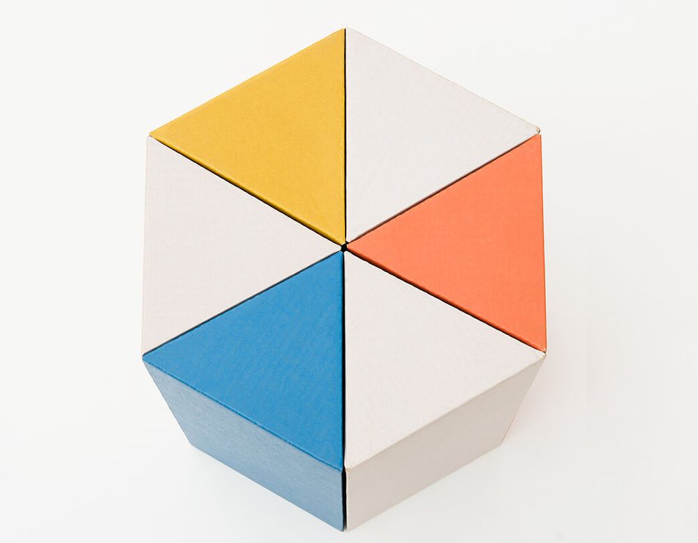 Children's tables and chairs - Riki Stool - Papermade, Lightweight, Assembly stool - METROCS
