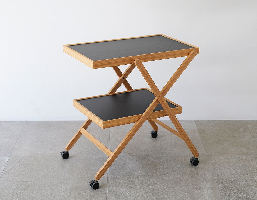 Meubles de cuisines - TAITTO - Chariot pliable en bambou - METROCS