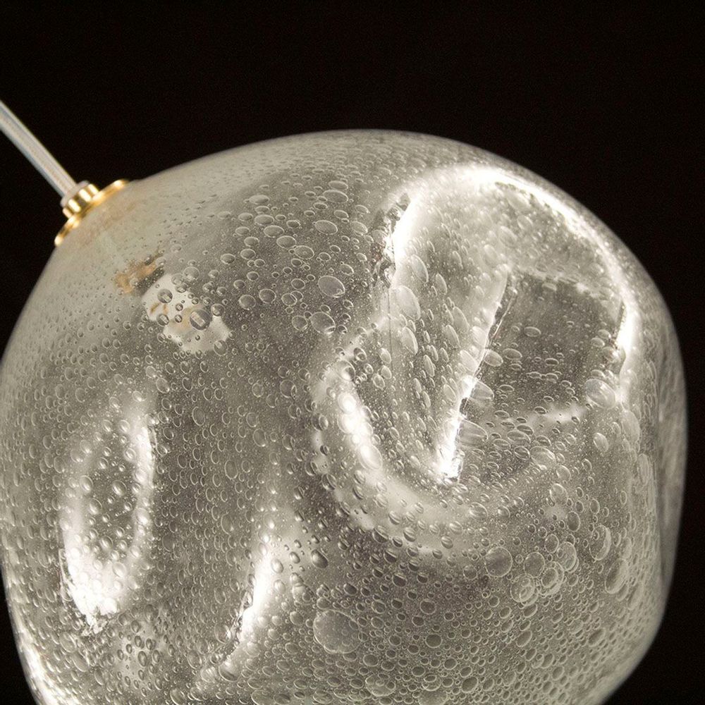 Hanging lights - Desafinado, blown glass ball chandelier - MULTIFORME