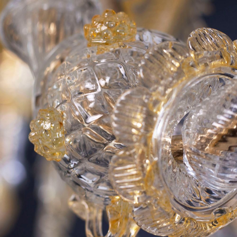 Suspensions - César, lustre en verre classique  - MULTIFORME