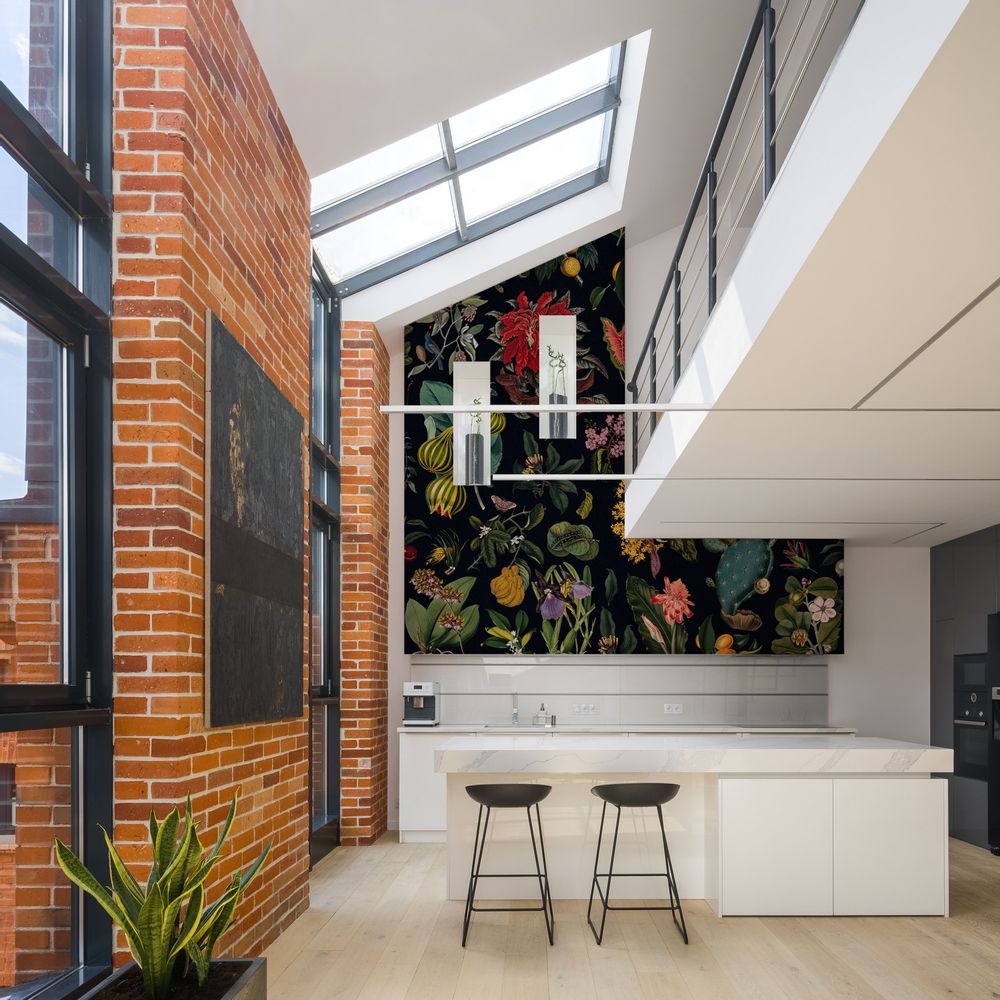 Other wall decoration - Wallpanel Fleurs d'Antan Noir de Jais - PAPERMINT
