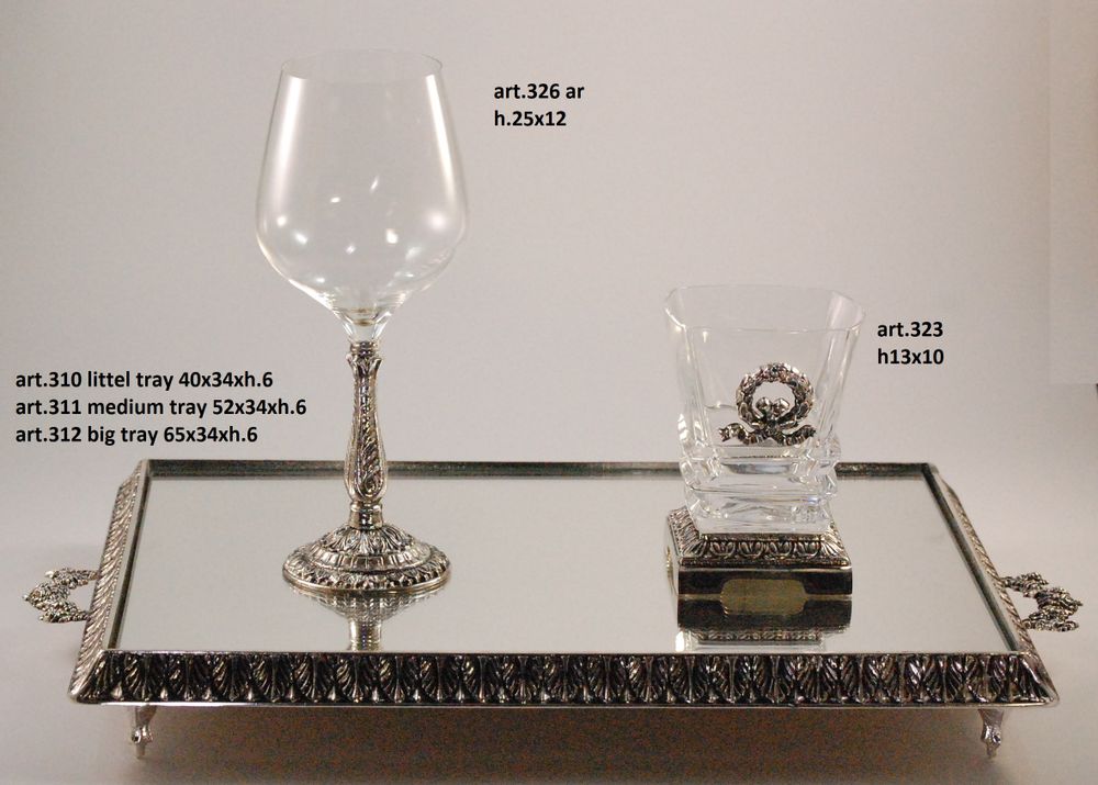 Glass - luxury glasses in plated bronze and crystal - OLYMPUS BRASS