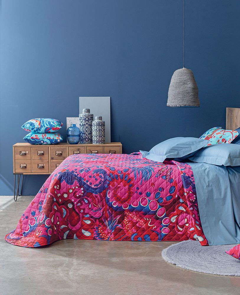 Linge de lit - Quilted Bedspread Matisse Double Bed - DONDI HOME