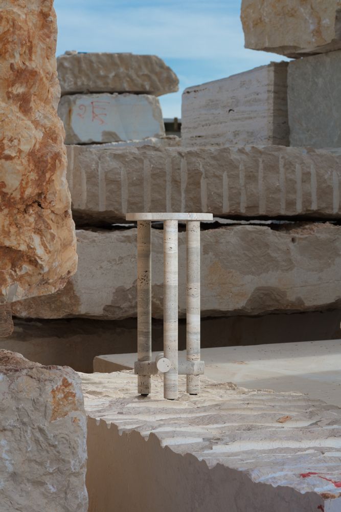 Objets personnalisables - Side Table n°1 - ATELIERS ROMEO FURNITURES