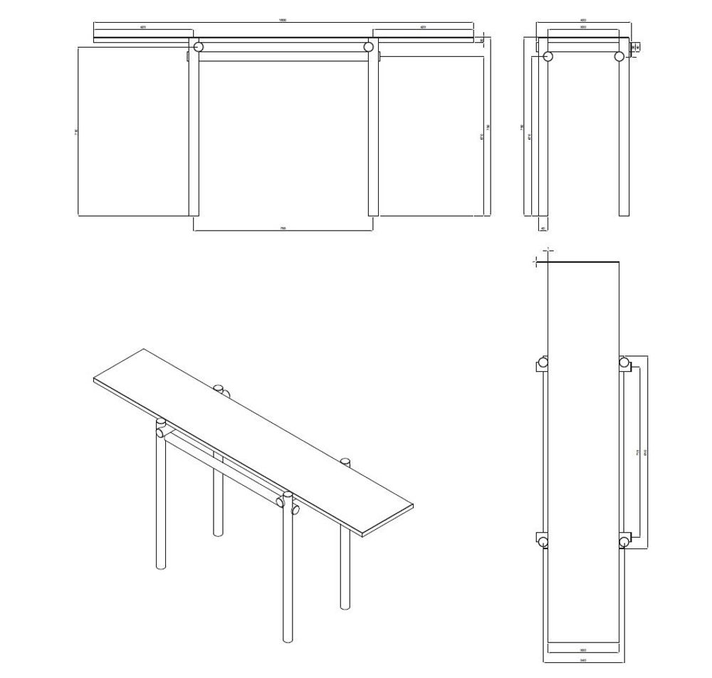 Consoles - Console Haute - ATELIERS ROMEO FURNITURES