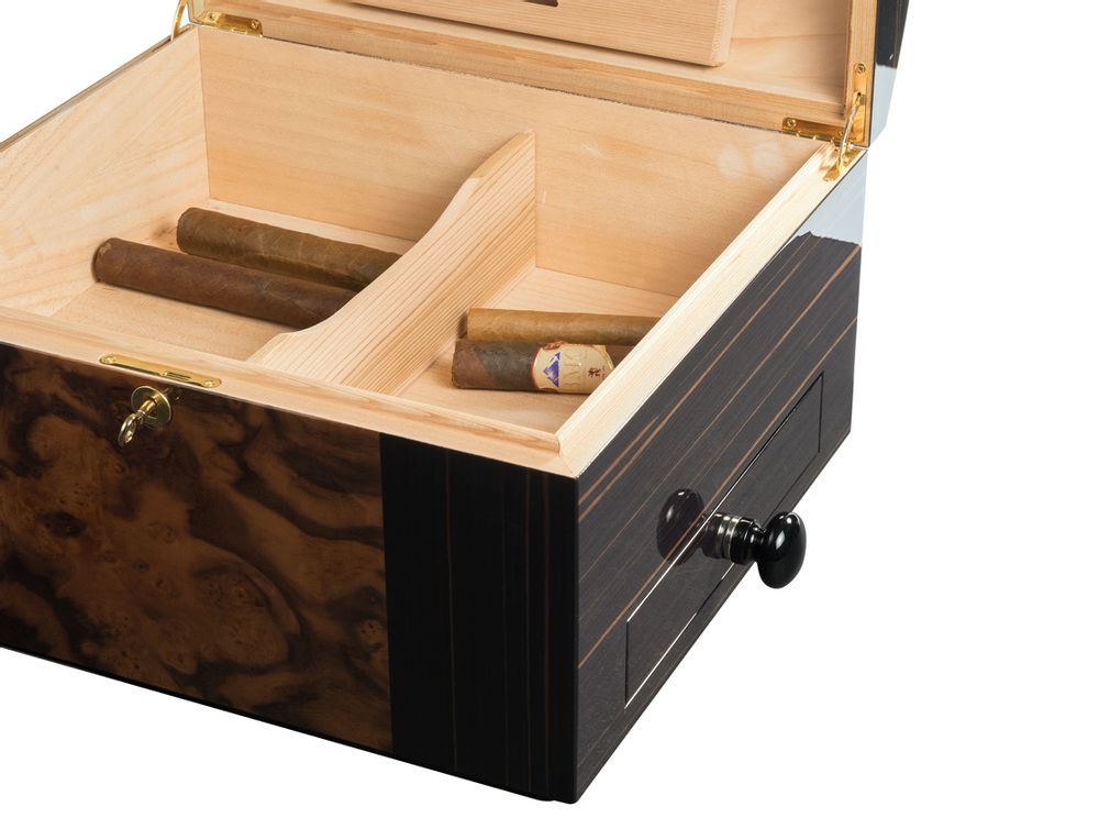 Caskets and boxes - ROMA CIGAR CASE WITH ASHTRAY - MORICI