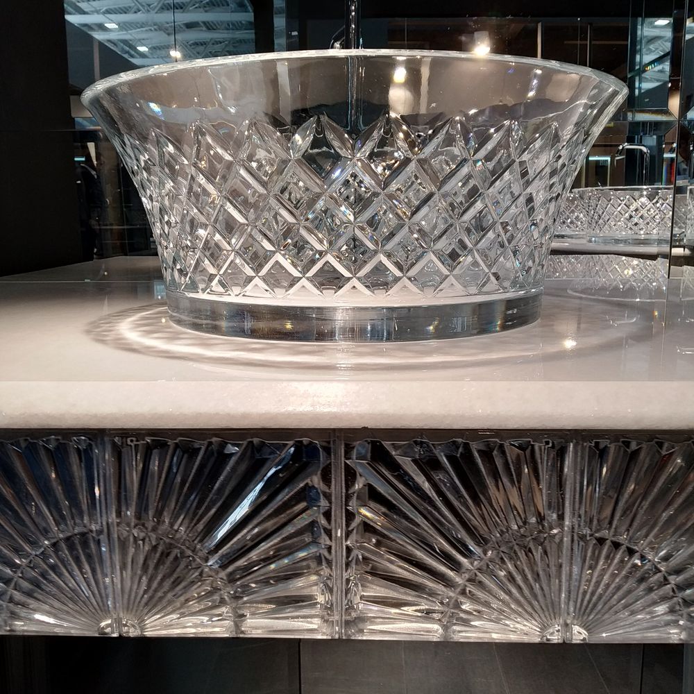 Spa - Lavabo 7066 en cristal véritable 24% pb. - BIANCHINI & CAPPONI
