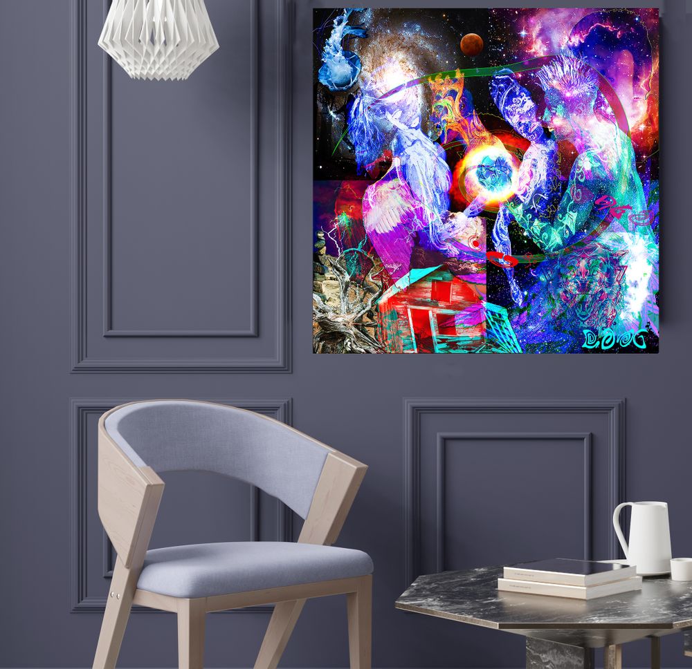 Coussins textile - « ZLab » Collage Edition Limitée - L'ATELIER D'ANGES HEUREUX