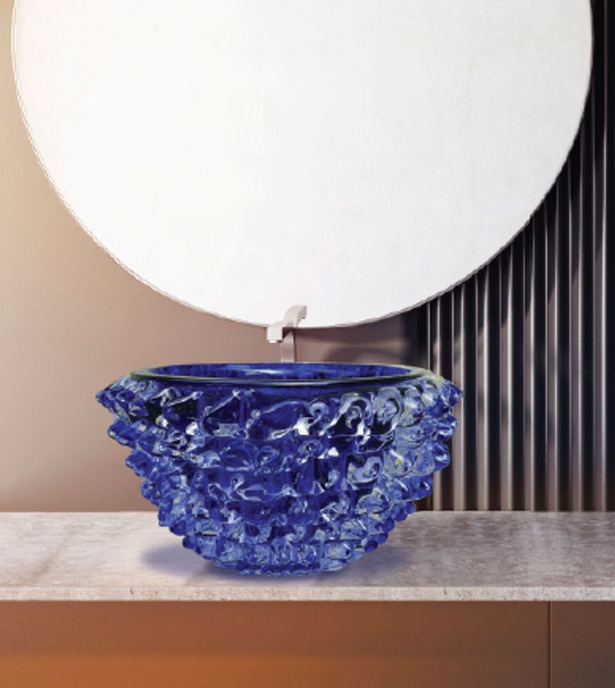 Verre d'art - Scilla Murano glass washbasin - WAVE MURANO GLASS