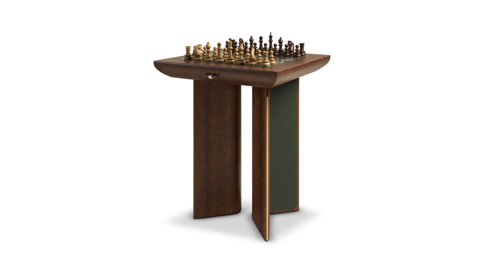 Mesa de xadrez contemporânea - HOWARD CHESS - WOOD TAILORS CLUB