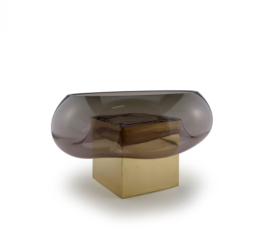 Vases - Coupe GRAVITY CUBE Bronze - VANESSA MITRANI