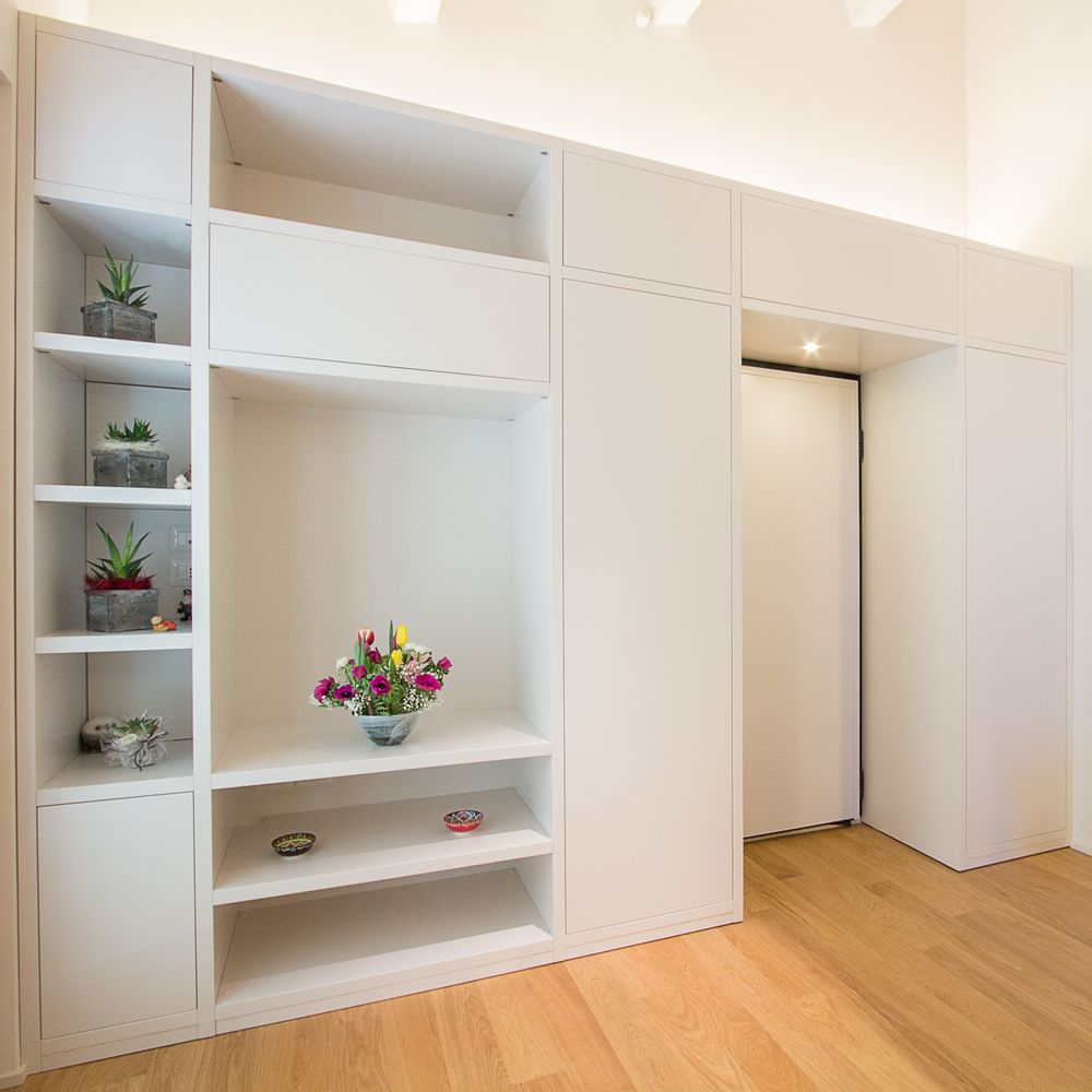 Wall ensembles - Bespoke furniture made with matt lacquered wood - BARTOLUCCI ARREDAMENTI