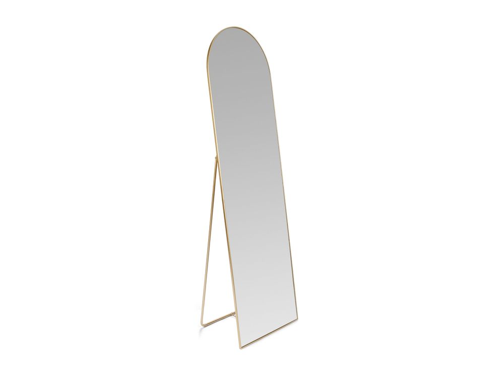 Miroirs - ARC MIROIR SUPPORT DORÉ 50X5X160 AX21547 - ANDREA HOUSE