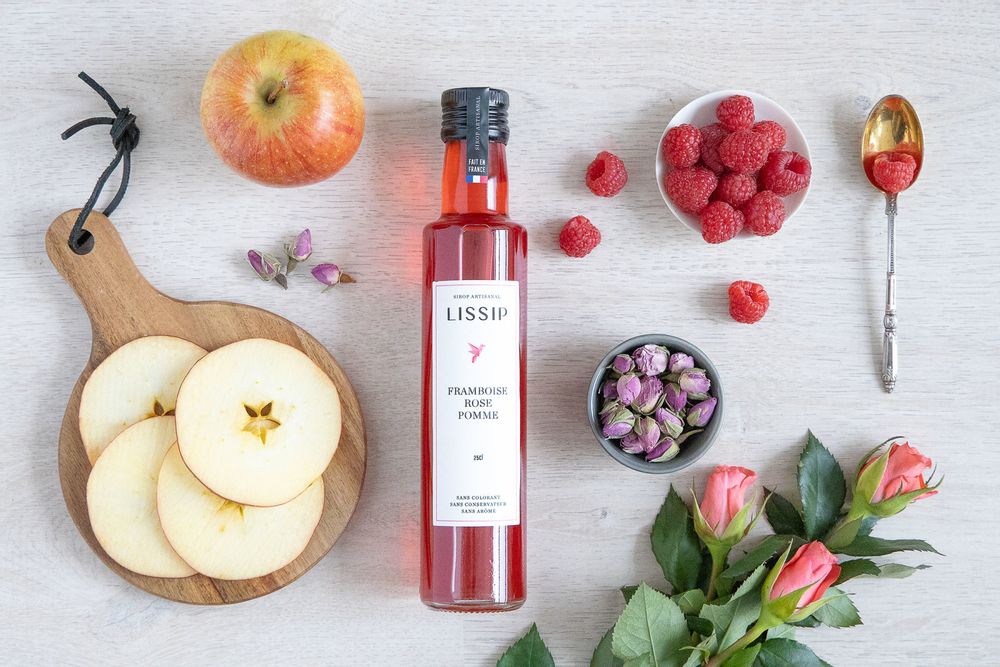 Delicatessen - Apple Rose Raspberry Syrup - L'ATELIER DES CREATEURS