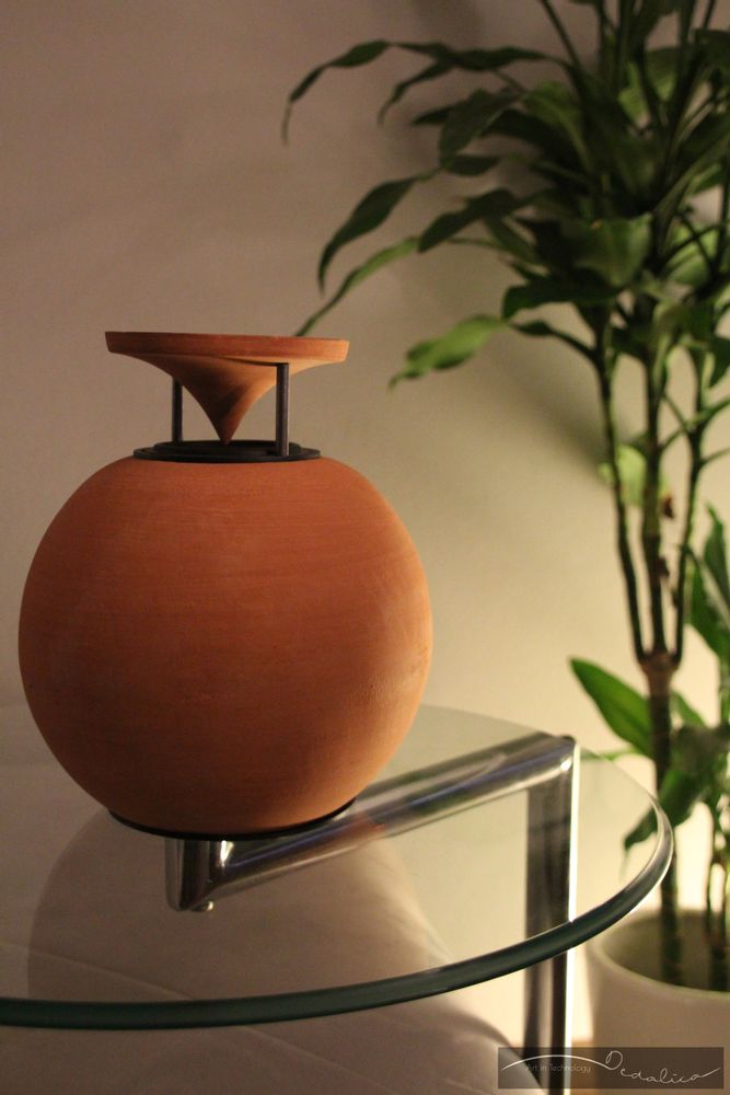Enceintes et radios - Zefira — Haut-parleur portable terre cuite naturelle - DEDALICA