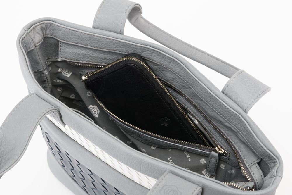 Sacs et cabas - SAC CABAS DOUBLE MESH SHION/CUIR - SHION