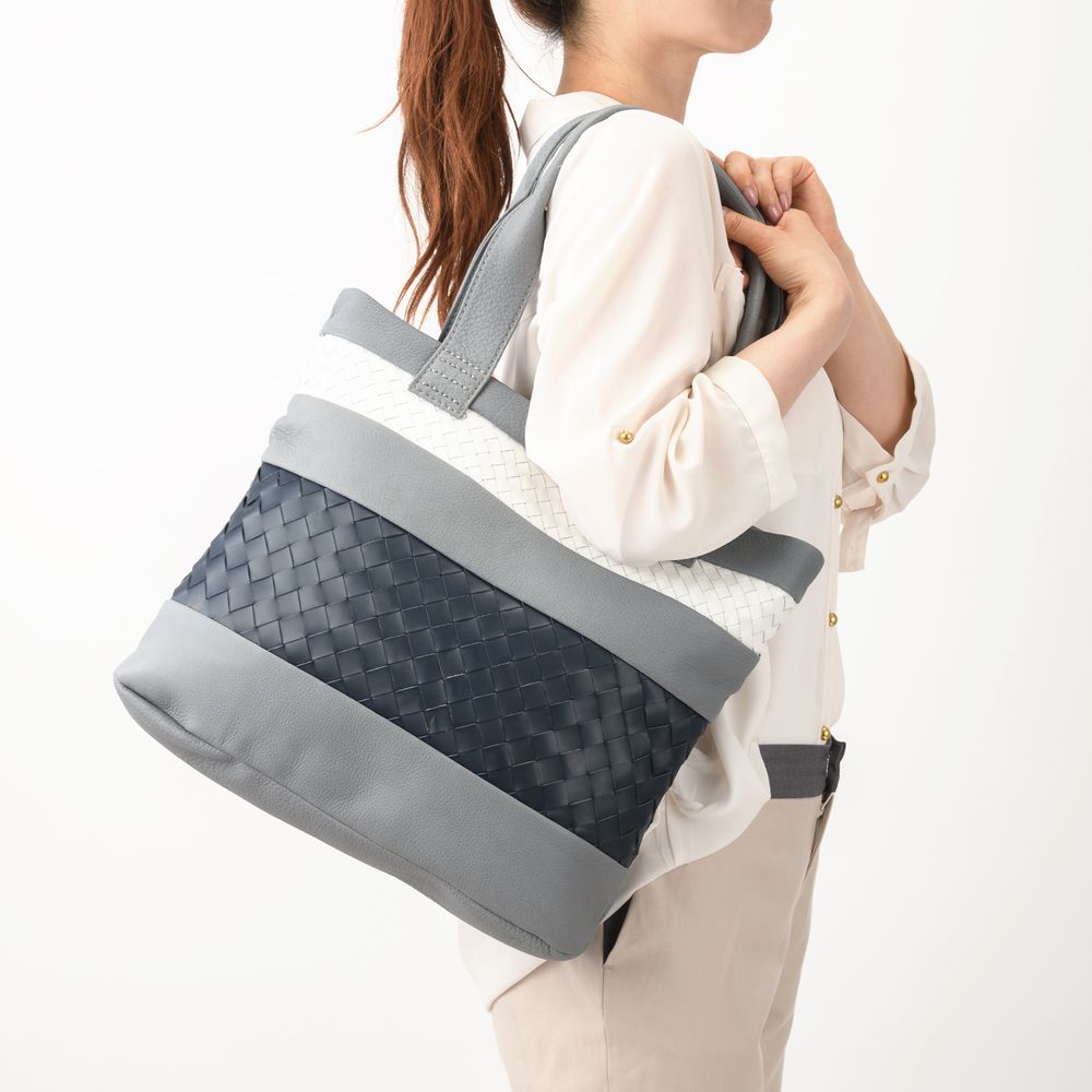 Sacs et cabas - SAC CABAS DOUBLE MESH SHION/CUIR - SHION