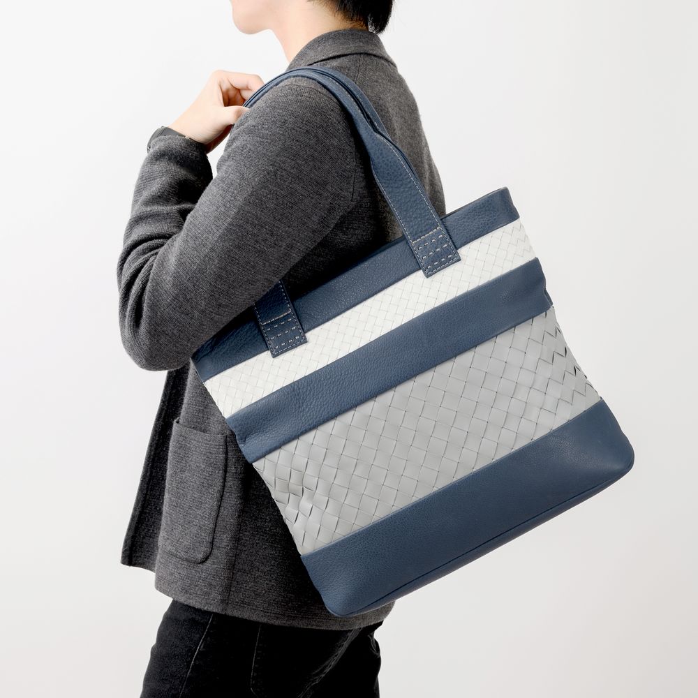 Sacs et cabas - SAC CABAS DOUBLE MESH SHION/CUIR - SHION