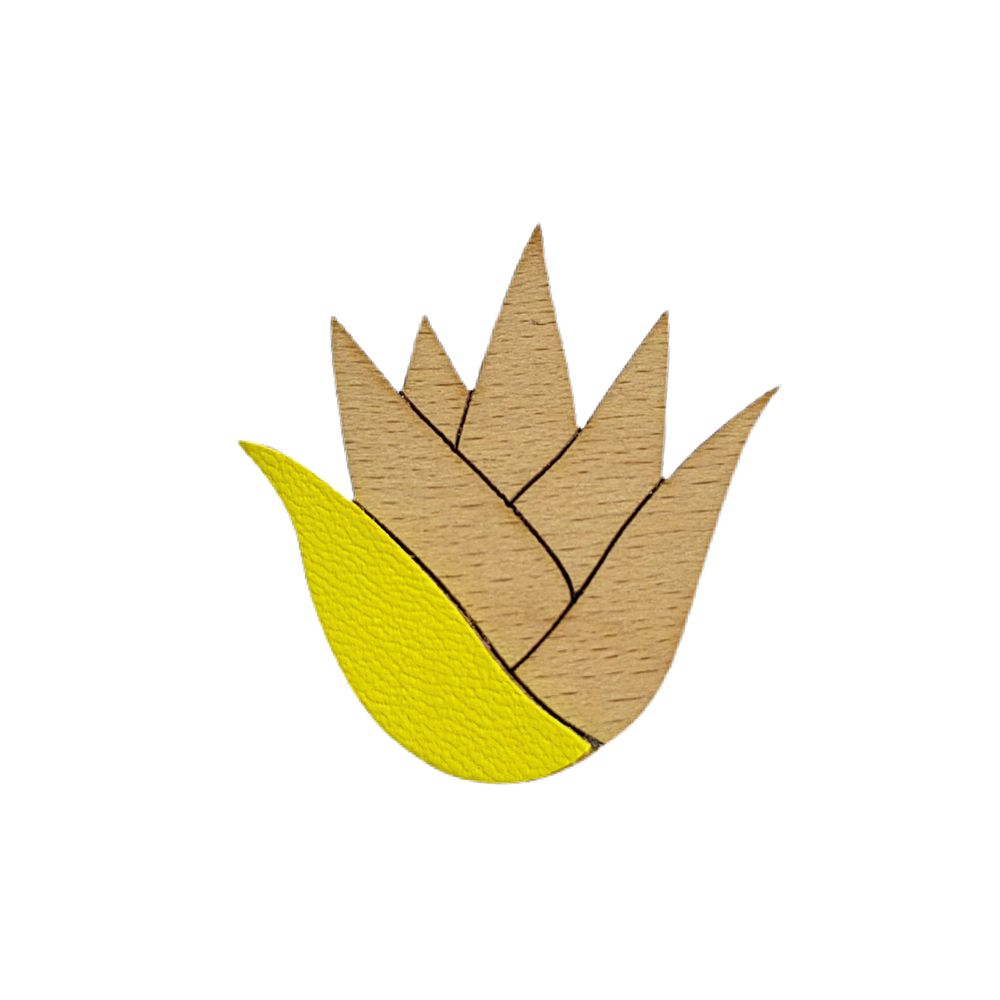 Bijoux - Broche ALOE - NI UNE NI DEUX BIJOUX