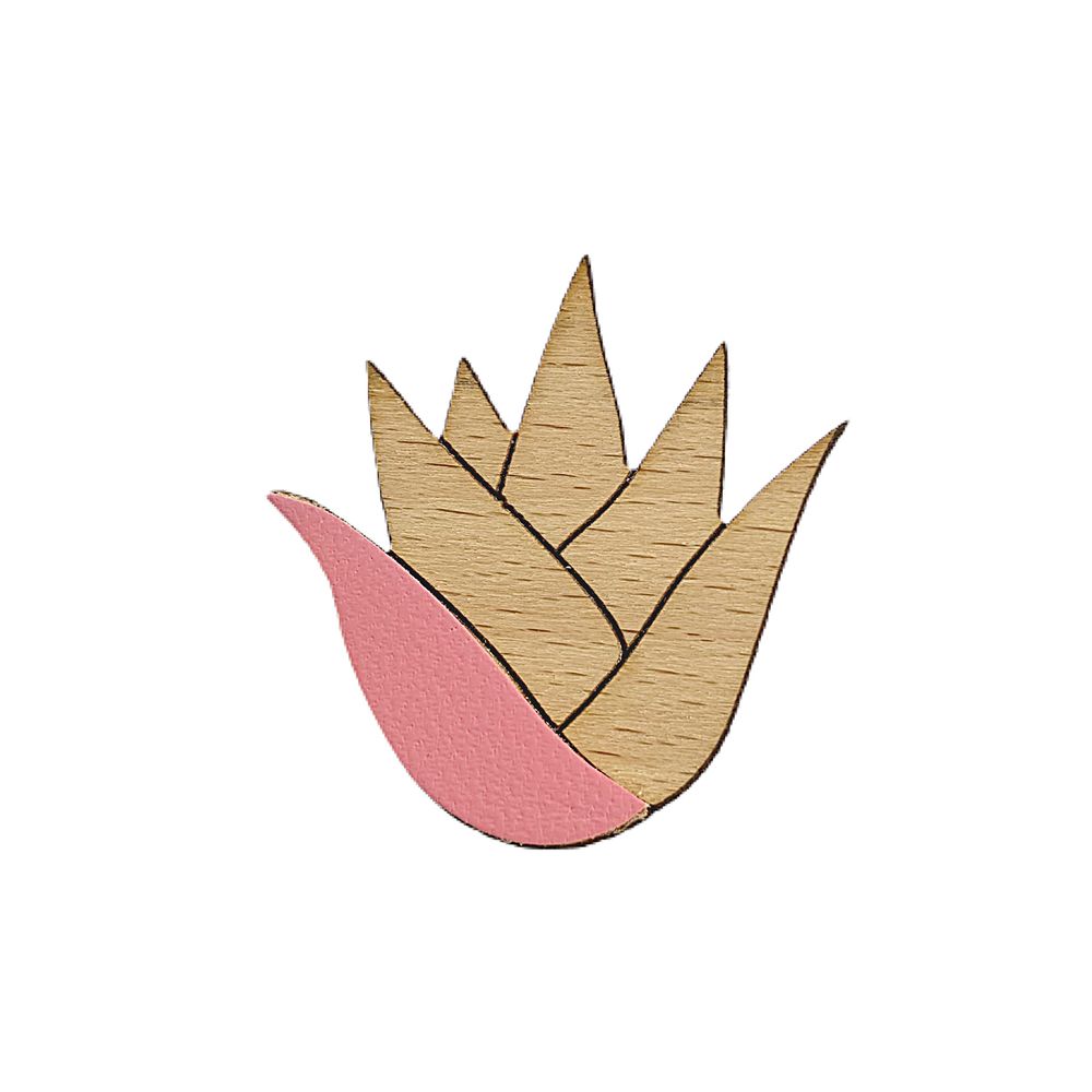 Bijoux - Broche ALOE - NI UNE NI DEUX BIJOUX