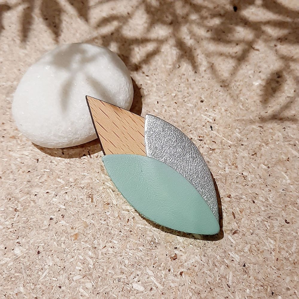 Bijoux - Broche TULIPE - NI UNE NI DEUX BIJOUX