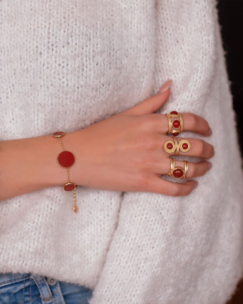 Jewelry - Iris Cornaline Ring - COLLECTION CONSTANCE