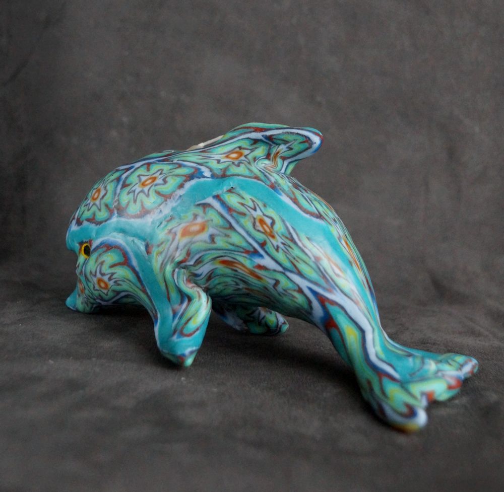 Decorative objects - CANDLE DOLPHIN ROSETTA GREEN - KANDHELA