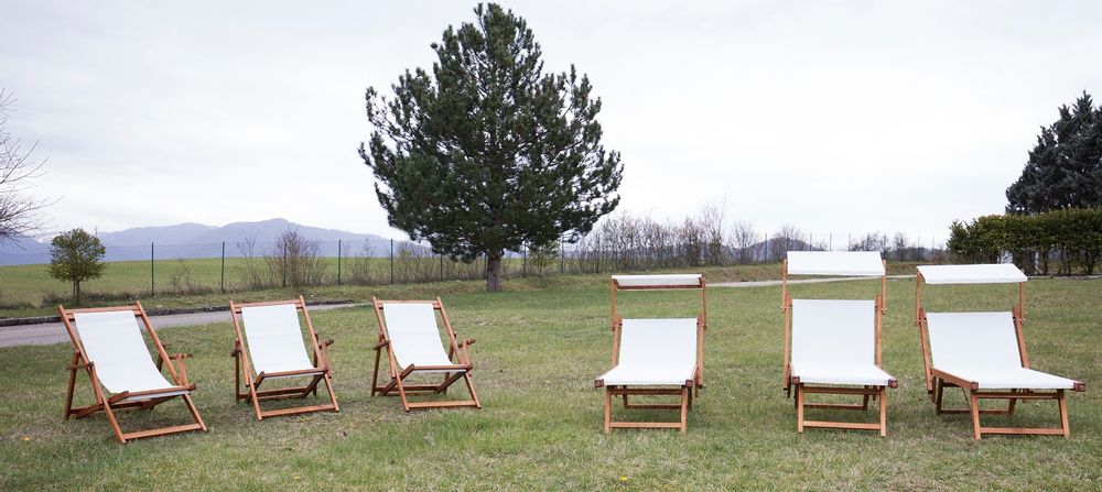 Deck chairs - AFRODITE deck chair - PALMAR SINCE 1977