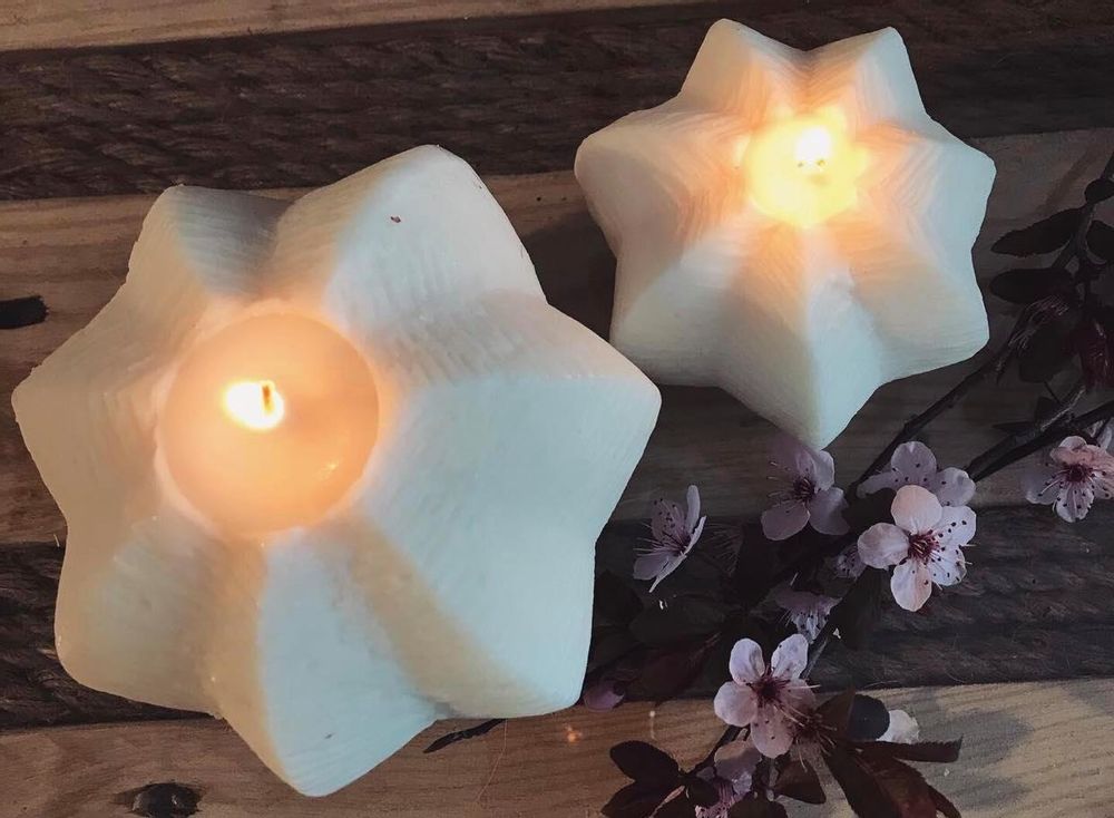 Objets de décoration - BOUGIE ROSETTE - KANDHELA