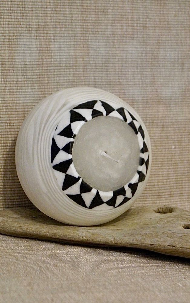 Objets de décoration - BOUGIE SWAZIPOT JEMBE BAMBOU - KANDHELA