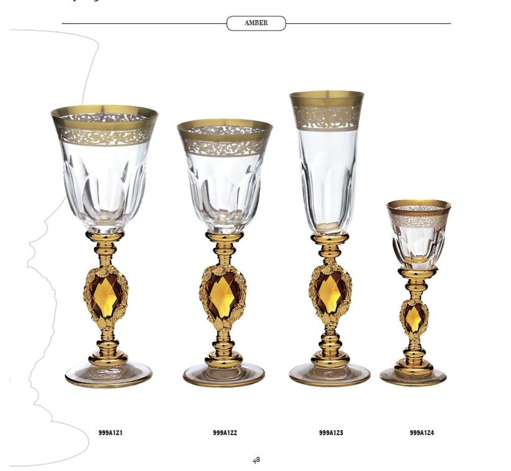Crystal ware - 999A121-999A125 - IBIAGI