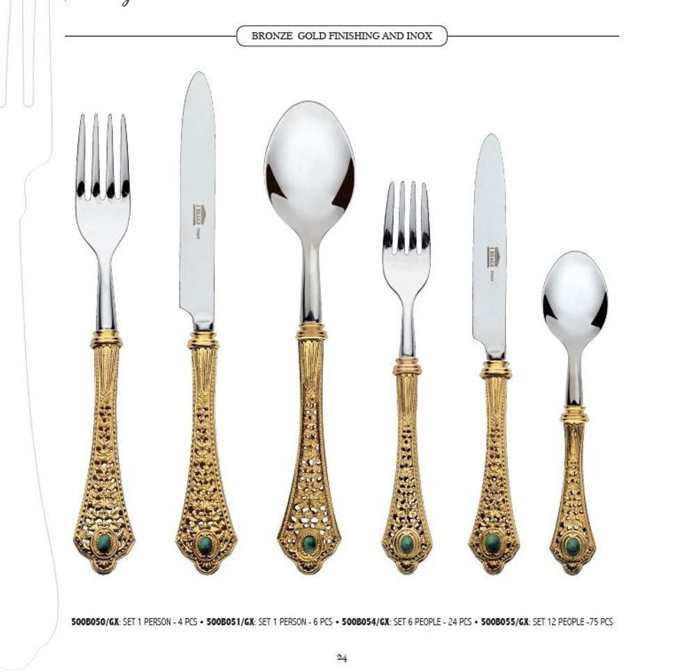 Cutlery set - 500B055-G - IBIAGI