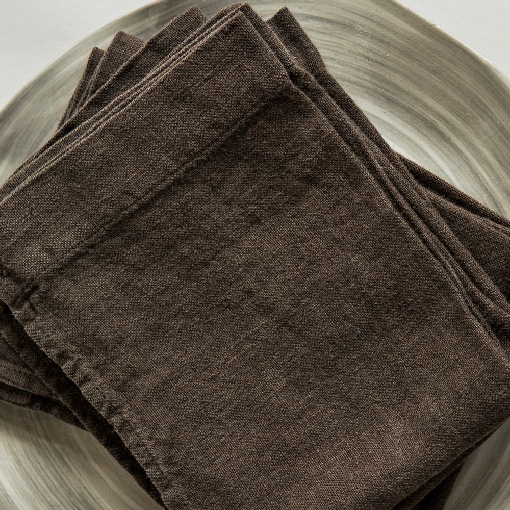 Serviettes de bain - Lot de 5 serviettes de toilette en lin - ONCE MILANO