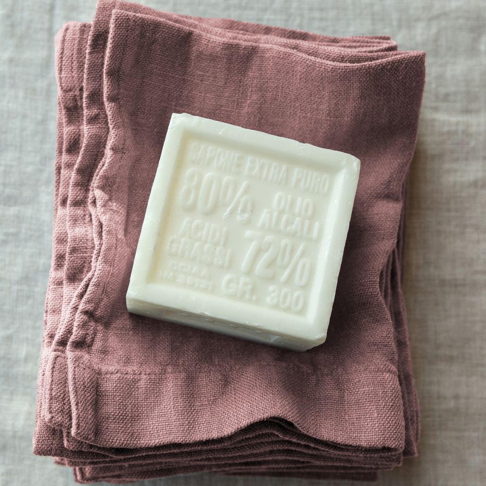 Serviettes de bain - Lot de 5 serviettes de toilette en lin - ONCE MILANO