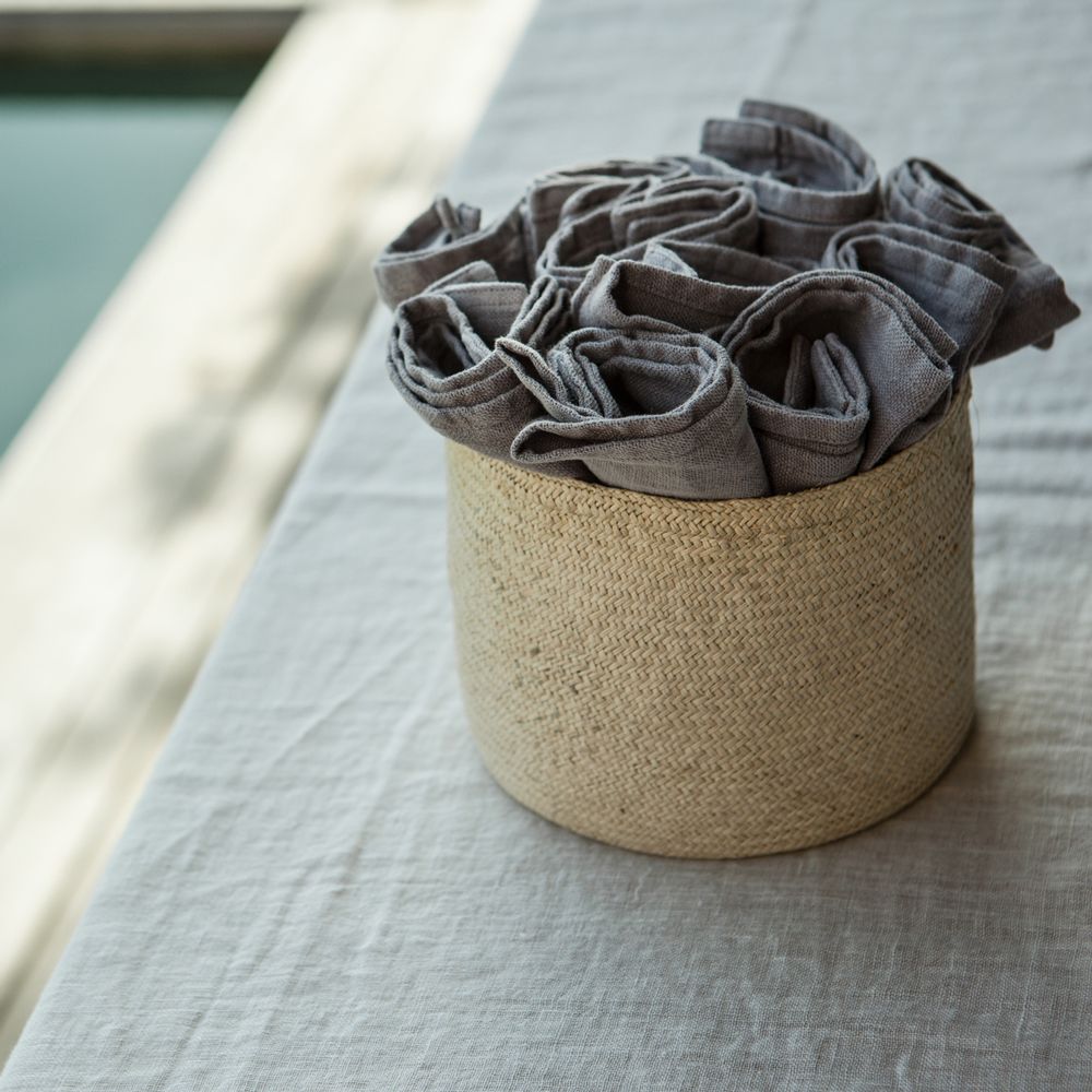 Serviettes de bain - Lot de 5 serviettes de toilette en lin - ONCE MILANO