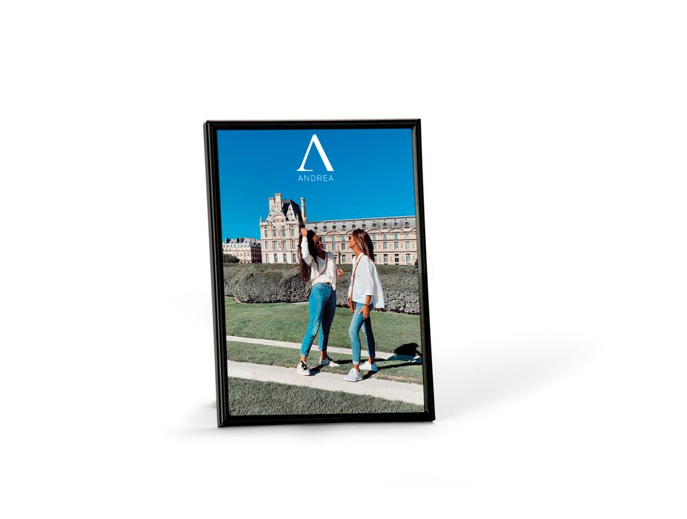 Decorative objects - BLACK METAL PHOTO FRAME 13X18CM AX21549 - ANDREA HOUSE