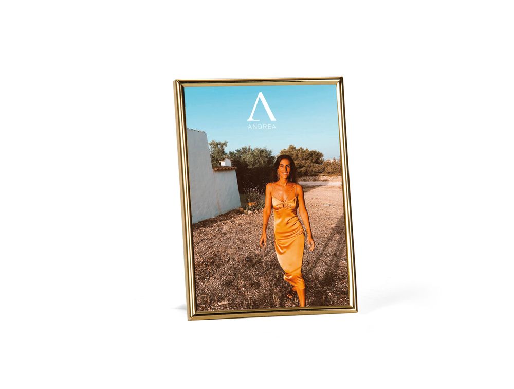 Decorative objects - PHOTO FRAME GOLD METAL 13X18CM AX21552 - ANDREA HOUSE