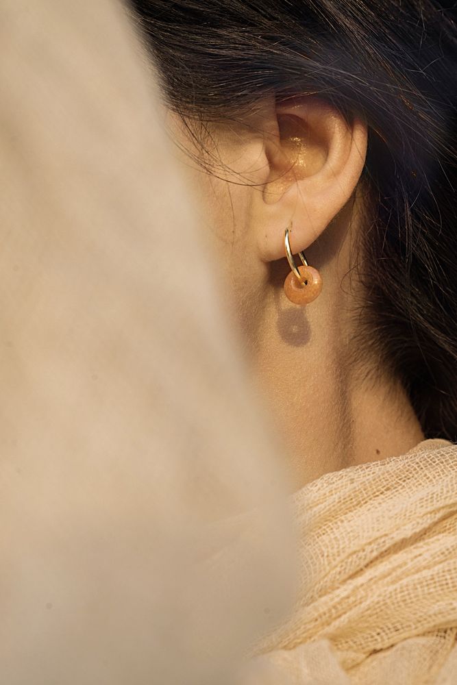 Jewelry - Single earring stone donut - ESSYELLO