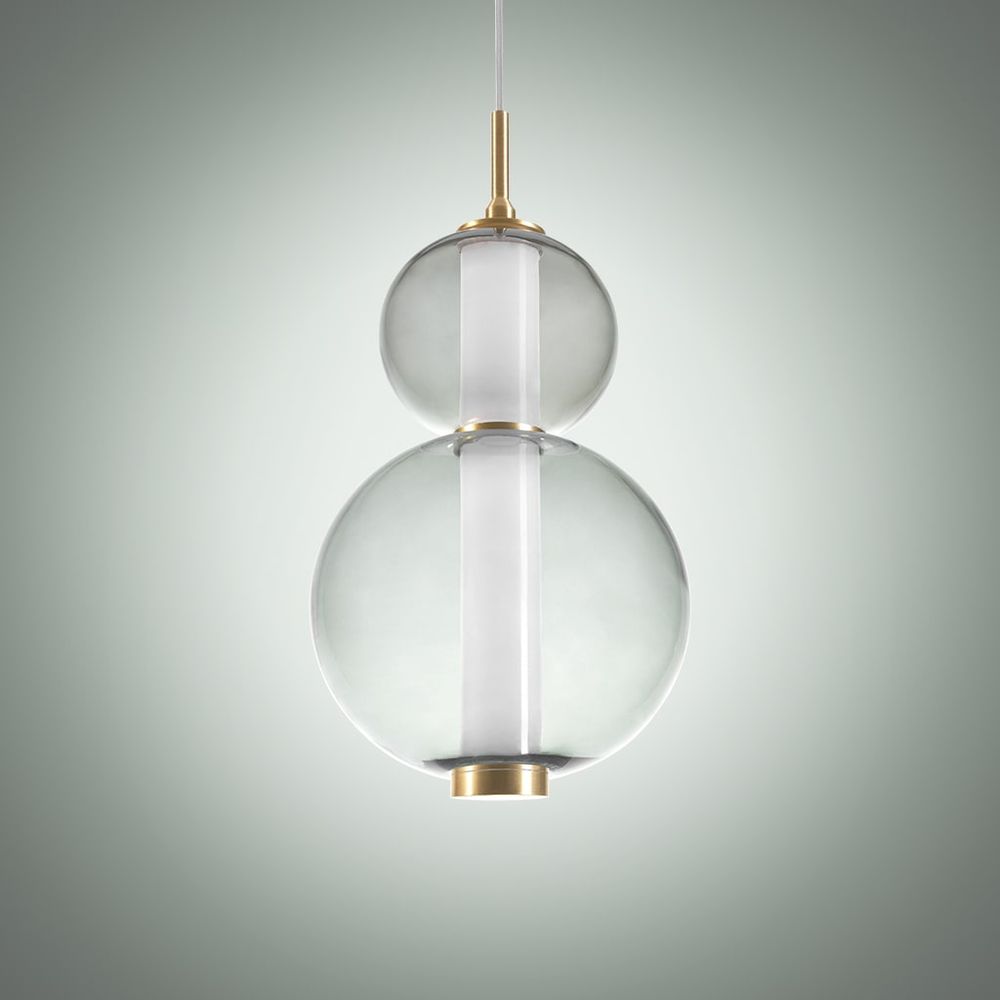 Ceiling lights - Bonbon Single Module Medium Smoke Glass - ATOLYE STORE