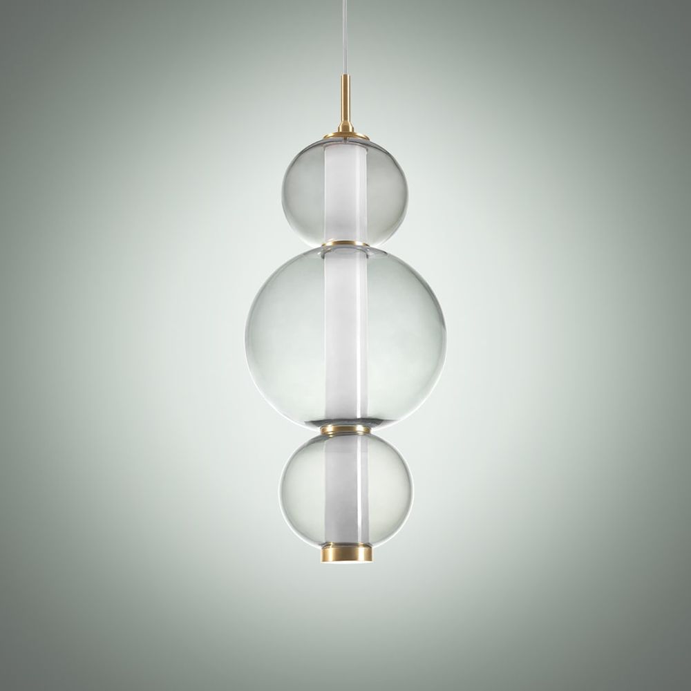 Plafonniers - Bonbon Verre fumé à module unique - ATOLYE STORE