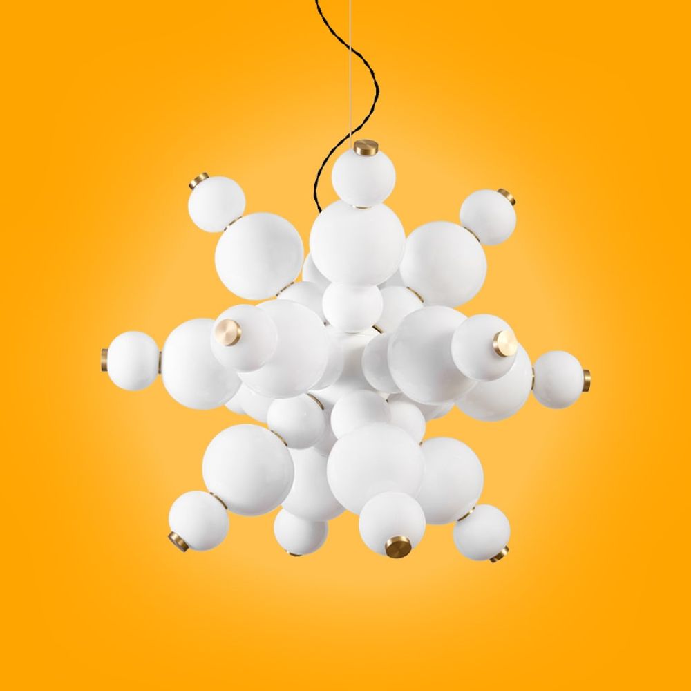 Plafonniers - Bonbon Plafond Grand verre blanc - ATOLYE STORE